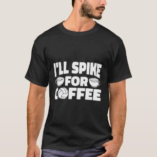 Camiseta Café de Voleibol Praia