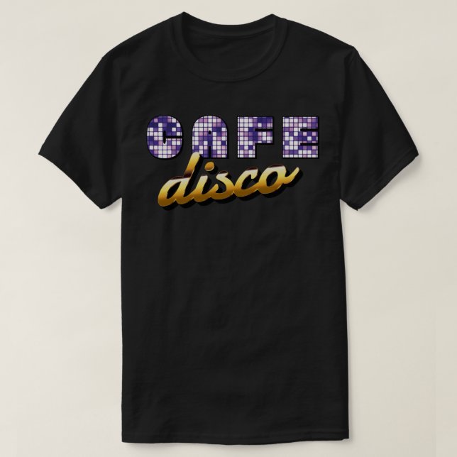 Camiseta Cafe Disco (Frente do Design)