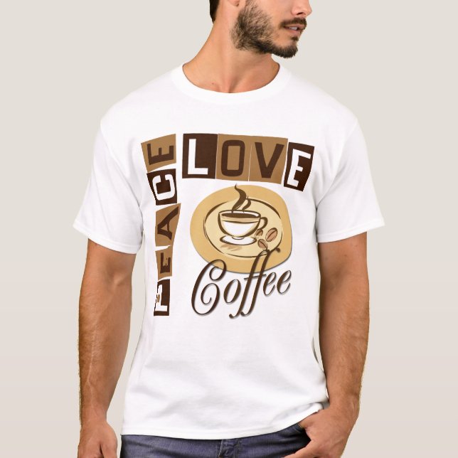 CAMISETA CAFÉ DO AMOR DA PAZ (Frente)