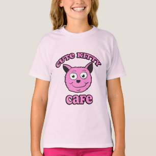 Camiseta Café do Gatinho Fofo
