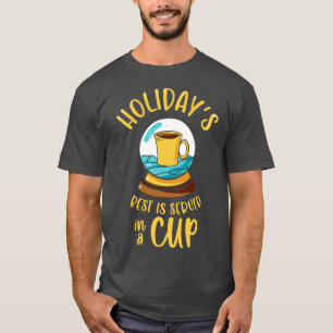 Camiseta Café do Globo de Neve Natal