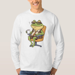 Camiseta Café do Sapo do escritório legal
