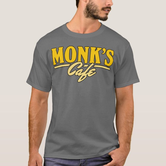 Camiseta Café dos Monges humor retrô (Frente)