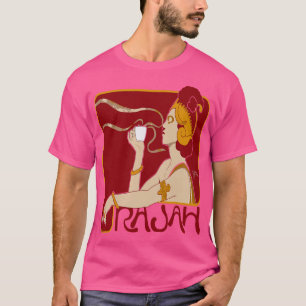 Camiseta Café Drinker Arte Belga Nouveau 1897