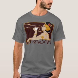 Camiseta Café Drinker Arte Belga Nouveau 1897