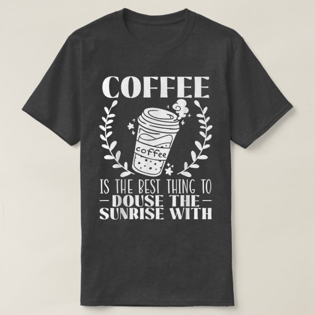 Camiseta Café Drinker Espresso Cappucino Café (Frente do Design)