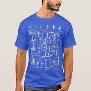 Camiseta Café Drinker Lover Caffeine Vintage Paten