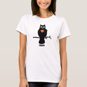 Camiseta Café Droopy Eyed Owl