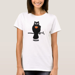 Camiseta Café Droopy Eyed Owl