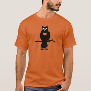 Camiseta Café Droopy Eyed Owl
