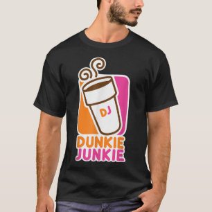 Camiseta Café Dunkie Junkie Amor Café Engraçado Dito 2022