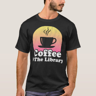 Camiseta Café e a Biblioteca