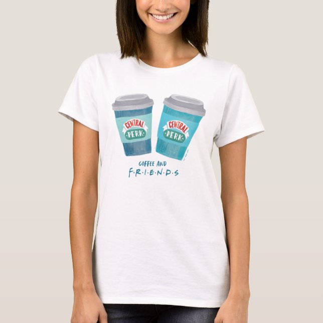 Camiseta Café e AMIGOS™ (Frente)