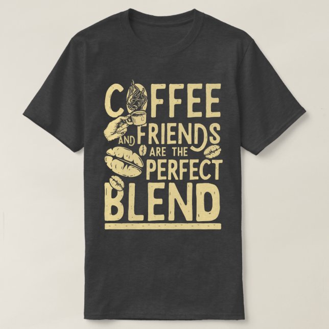 Camiseta Café e Amigos (Frente do Design)