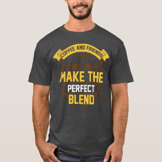 Camiseta Café E Amigos Makehe Amigos Misturam Amigos