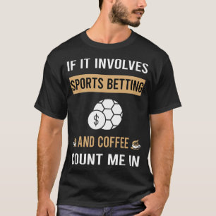 Camiseta Café E Arranjo Esportivo