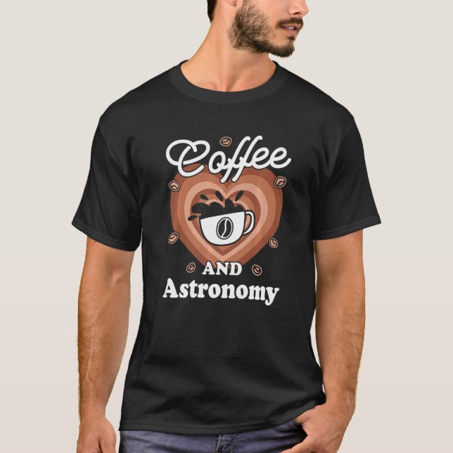 Camiseta Café E Astronomia (Frente)