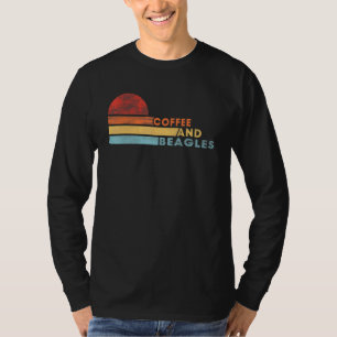 Camiseta Café E Beagles Dizendo Piada De Sarcasmo