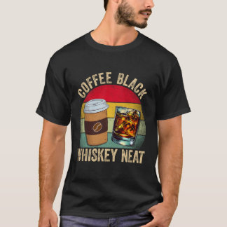 Camiseta Café E Bebidas De Bebendo Whiskey
