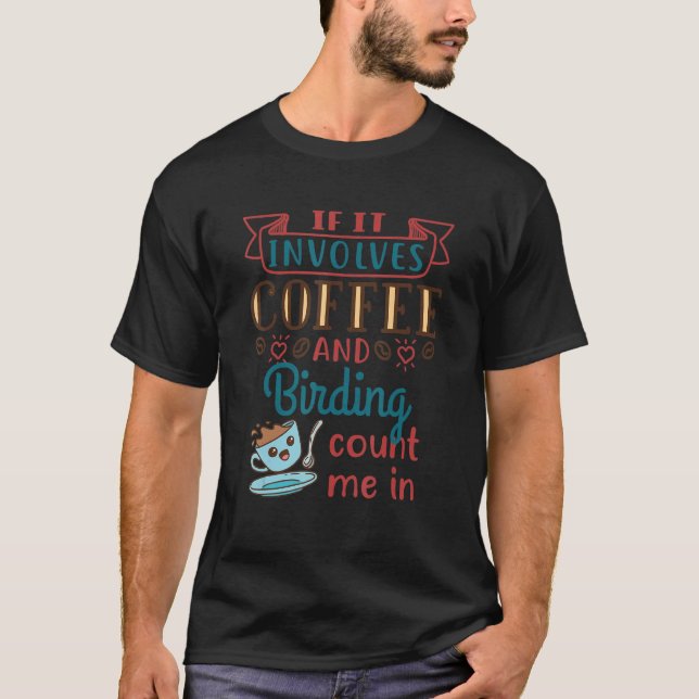 Camiseta Café e Birdwatch Birdwatch (Frente)