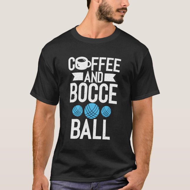 Camiseta Café E Bola De Bocce (Frente)