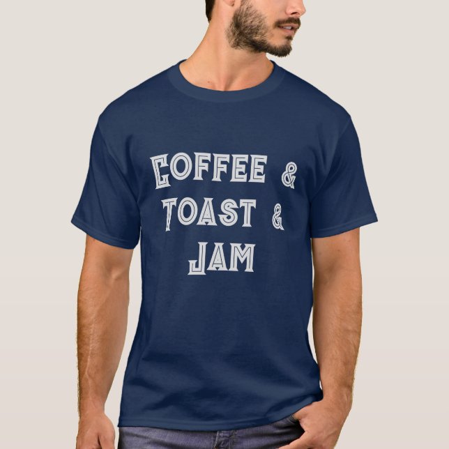 Camiseta Café e brinde de Comidas favoritos (Frente)