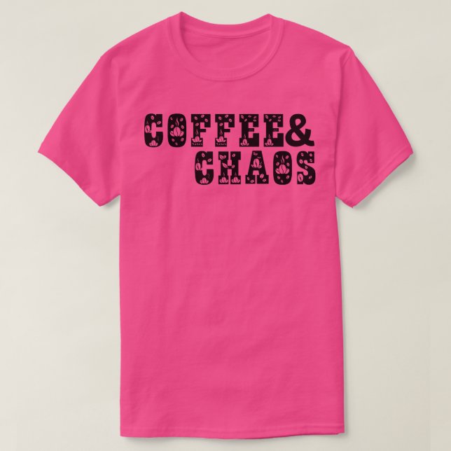 Camiseta Café e caos 12 (Frente do Design)