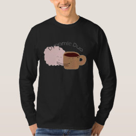 Camiseta Café e Cérebro são o Duo Dinâmico!