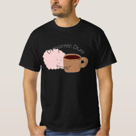 Camiseta Café e Cérebro são o Duo Dinâmico!