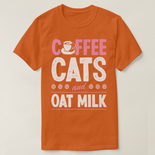 Camiseta Café E Chef De Vegan À Base De Leite De Ova (Frente do Design)