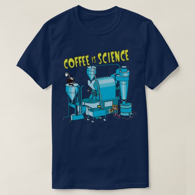 Camiseta Café É Ciência (Frente do Design)