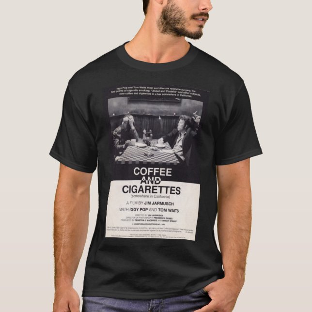 Camiseta Café e Cigarros por Jim Jarmusch Wallpaper Es (Frente)
