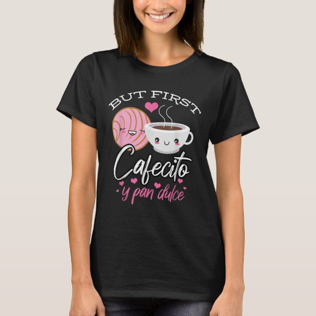 Camiseta Café e Comida mexicana Conchas (Frente)