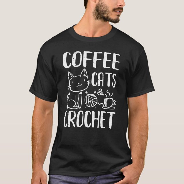 Camiseta Café e Crochet (Frente)