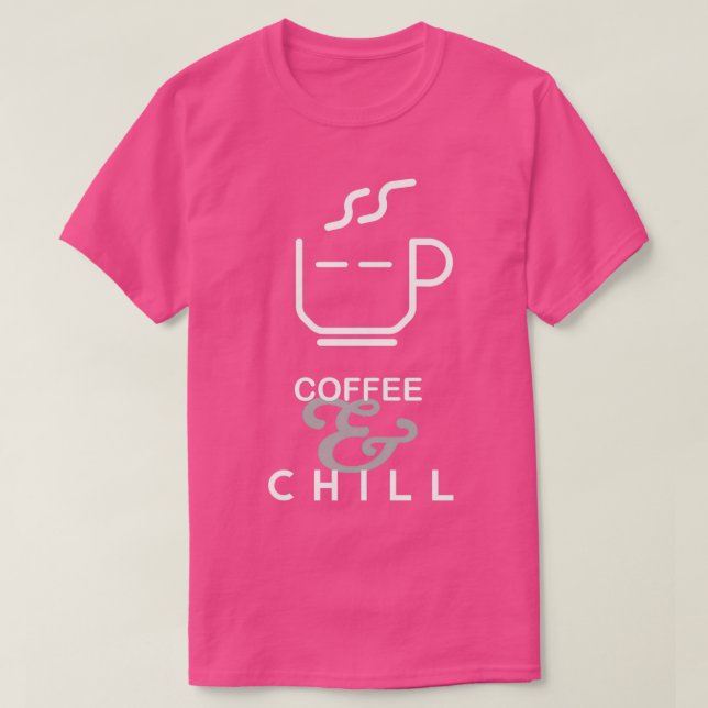 Camiseta Café e Enchimento (Frente do Design)