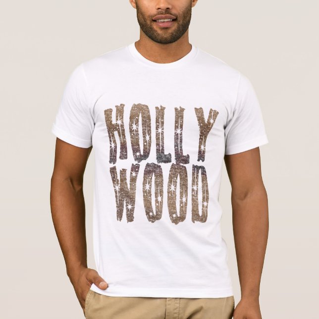 Camiseta Café e estrelas de Hollywood (Frente)