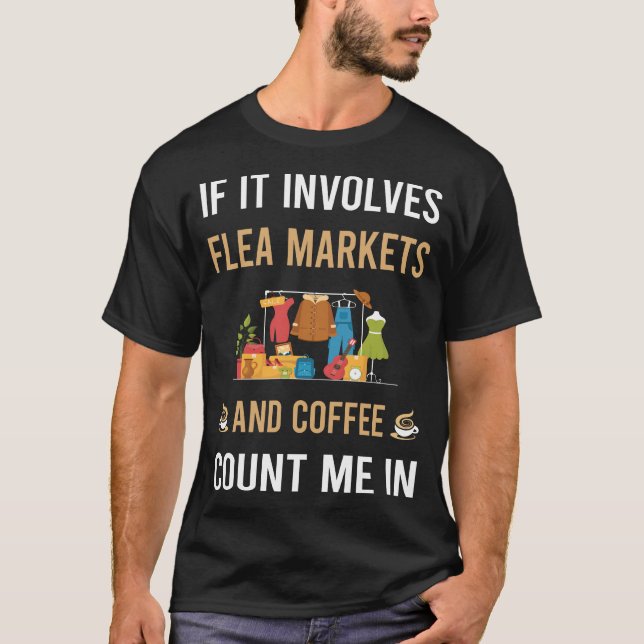 Camiseta Café e Feira de Pulgas (Frente)