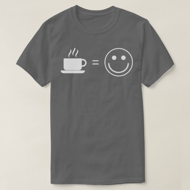 Camiseta Café é felicidade (Frente do Design)