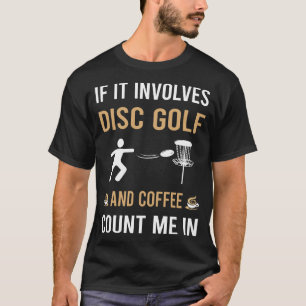 Camiseta Café E Golfe Jogador de Golfe