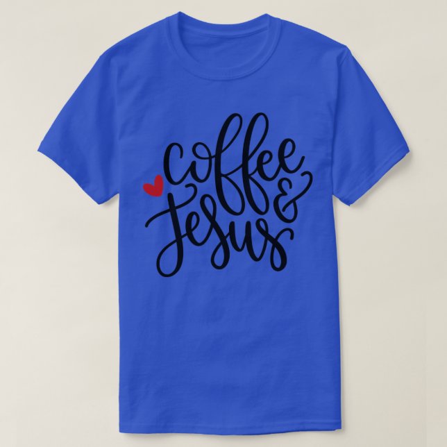 Camiseta Café E Jesus (Frente do Design)