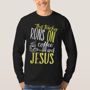 Camiseta Café E Jesus Eu Fé Religiosa Cristã Te