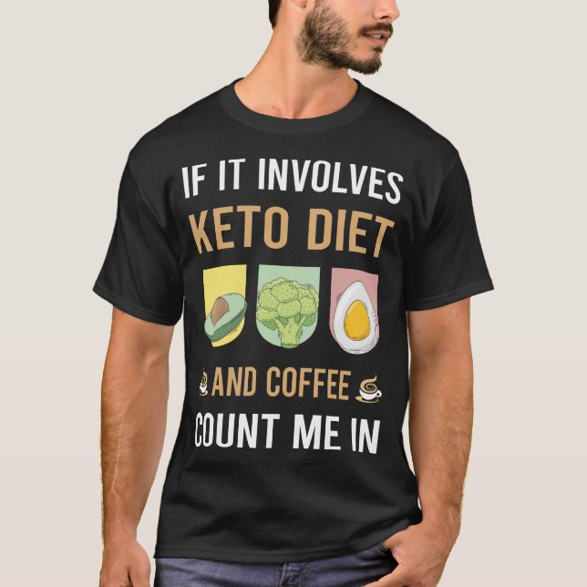 Camiseta Café E Ketose Cetogénica Ketona Ketose (Frente)