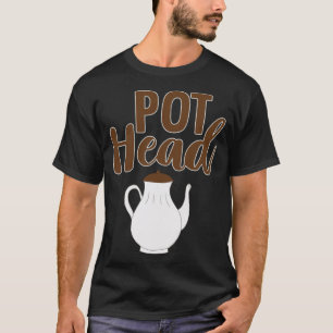 Camiseta café e latão de gato