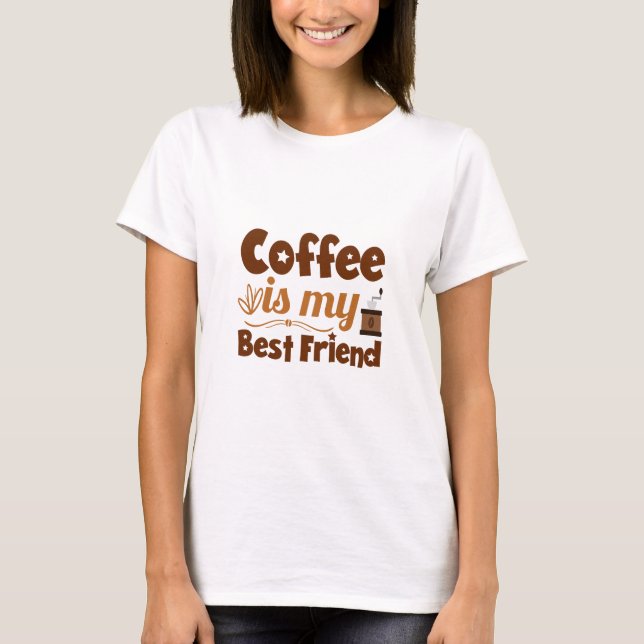 Camiseta Café é meu melhor amigo (Frente)