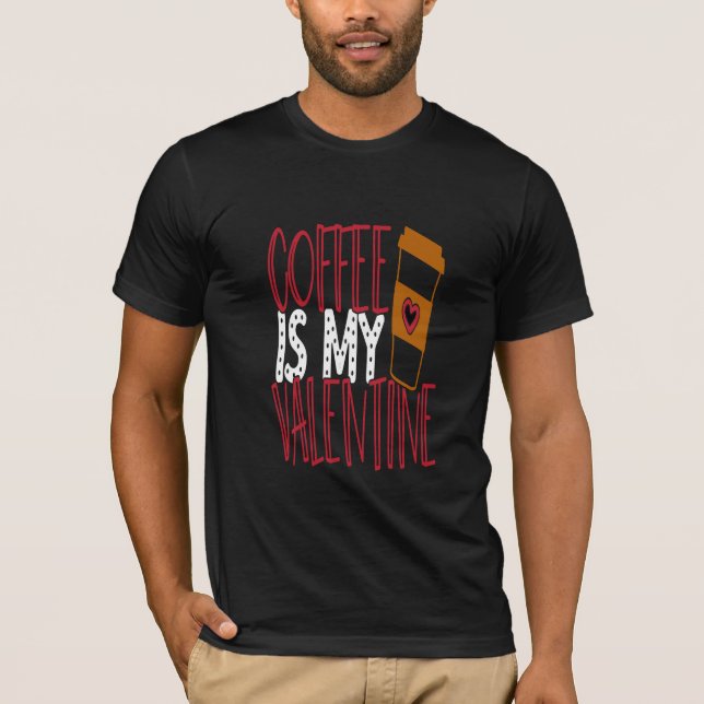 Camiseta Café é Meu Namorados (Frente)