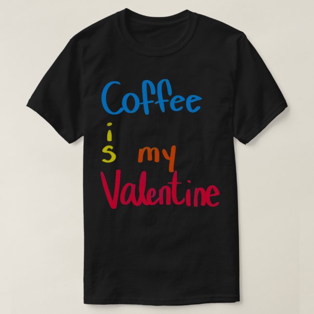 Camiseta Café é meu Namorados (Frente do Design)