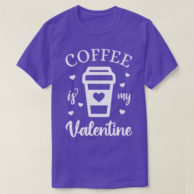 Camiseta Café É Meu Namorados Caffeine Lover V (Frente do Design)