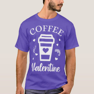 Camiseta Café É Meu Namorados Caffeine Lover V