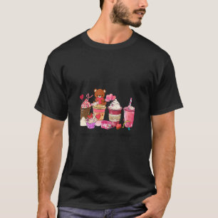 Camiseta Café é minha Língua do Amor - Ursinho de café
