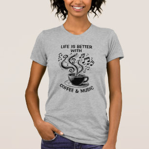 Camiseta Café e Música